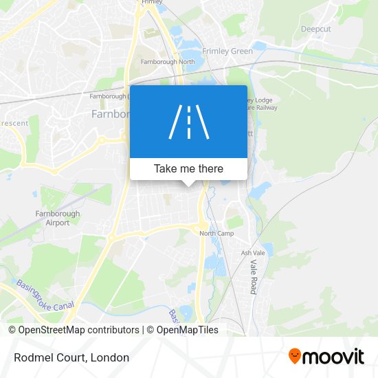 Rodmel Court map