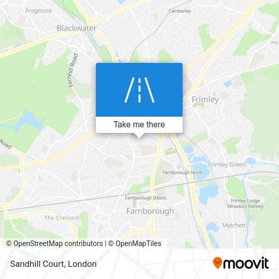 Sandhill Court map