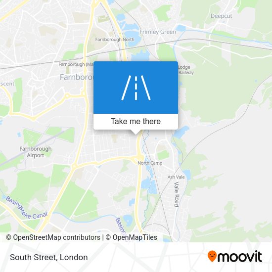 South Street map