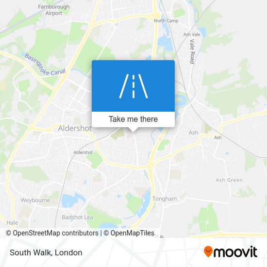 South Walk map