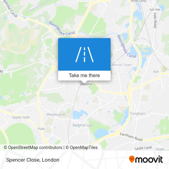 Spencer Close map