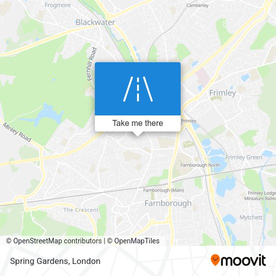Spring Gardens map