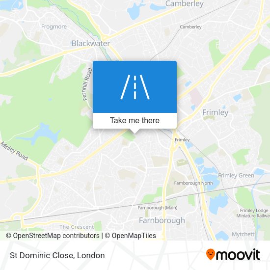 St Dominic Close map