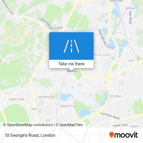 St George's Road map