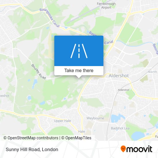 Sunny Hill Road map