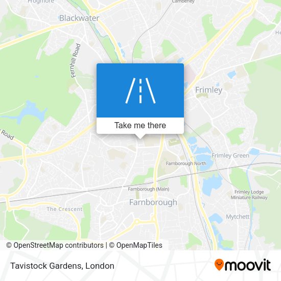 Tavistock Gardens map