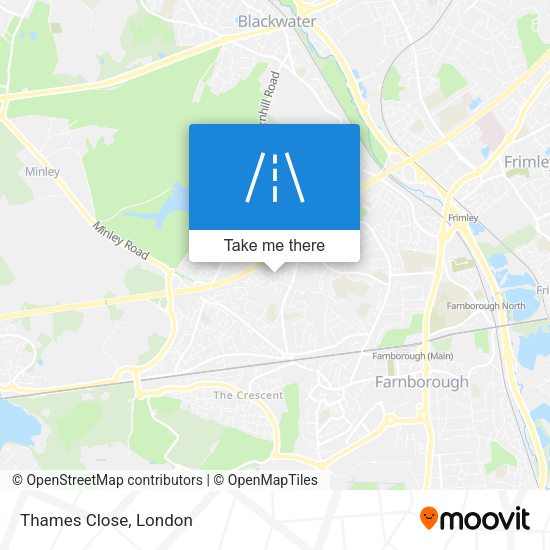 Thames Close map