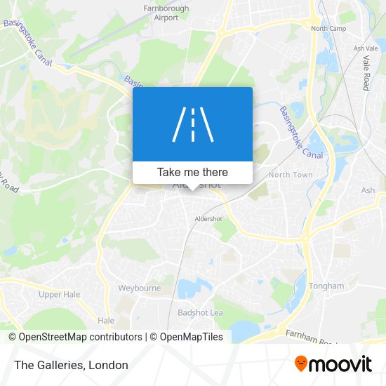 The Galleries map