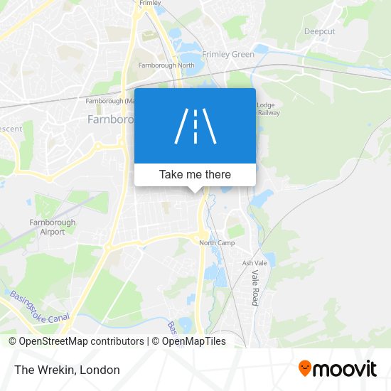 The Wrekin map