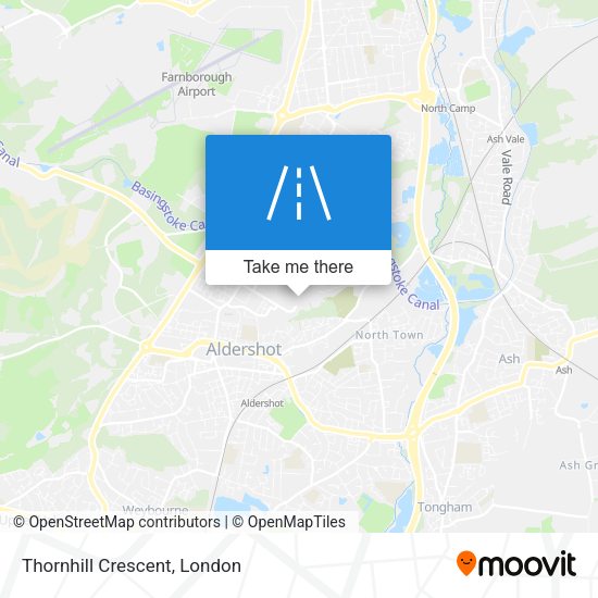 Thornhill Crescent map