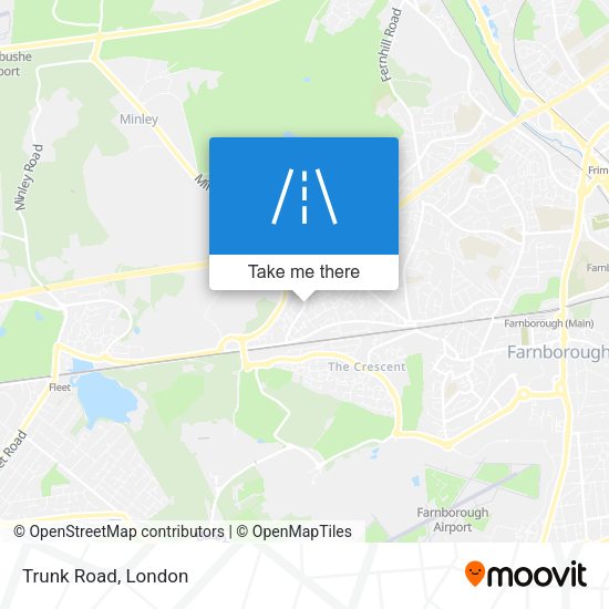 Trunk Road map