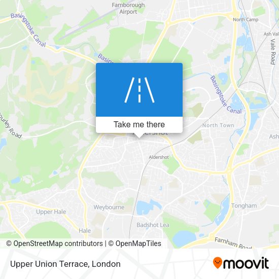 Upper Union Terrace map