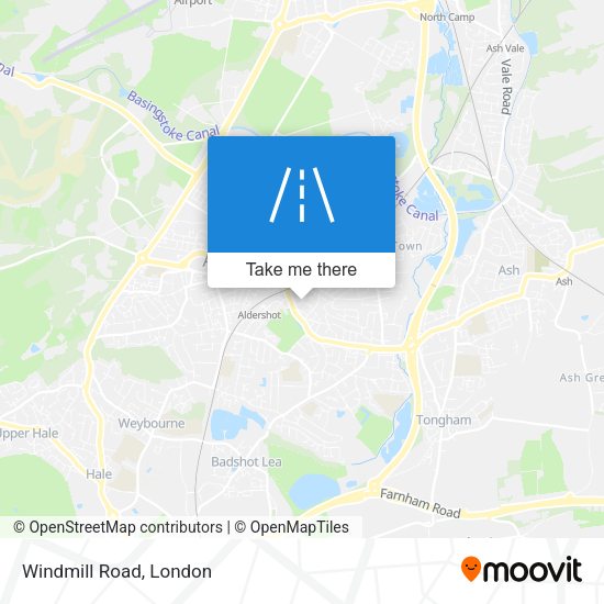 Windmill Road map
