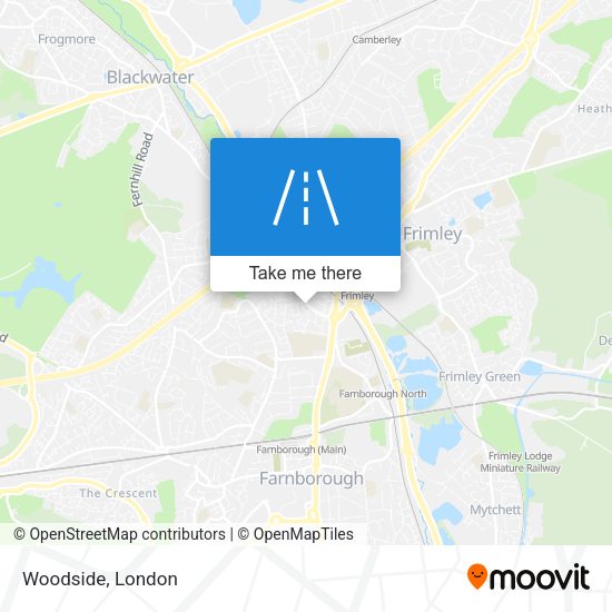 Woodside map