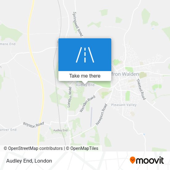 Audley End map