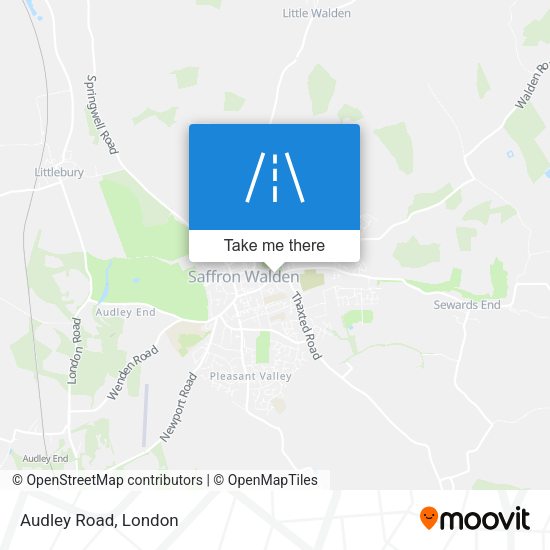 Audley Road map