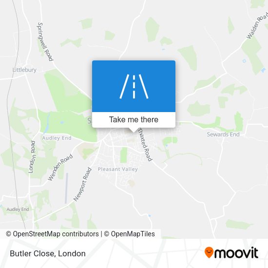 Butler Close map