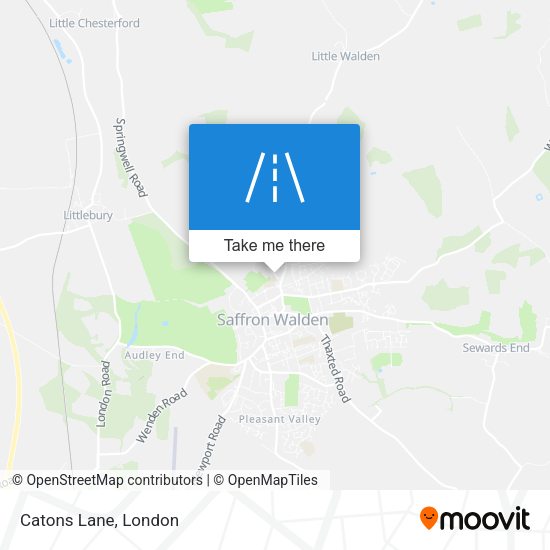 Catons Lane map