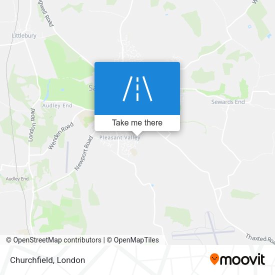 Churchfield map