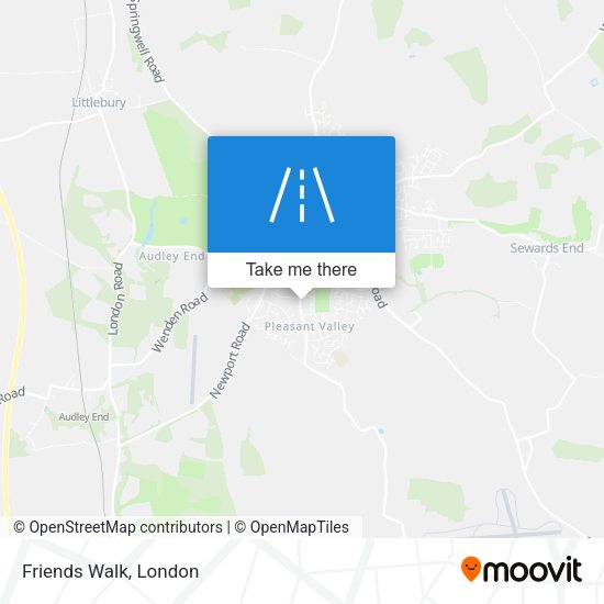 Friends Walk map