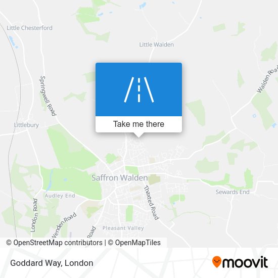 Goddard Way map