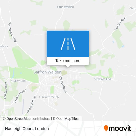 Hadleigh Court map