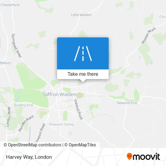 Harvey Way map