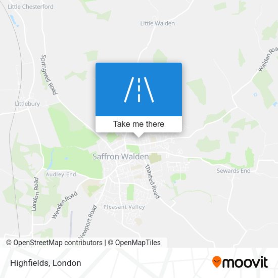 Highfields map