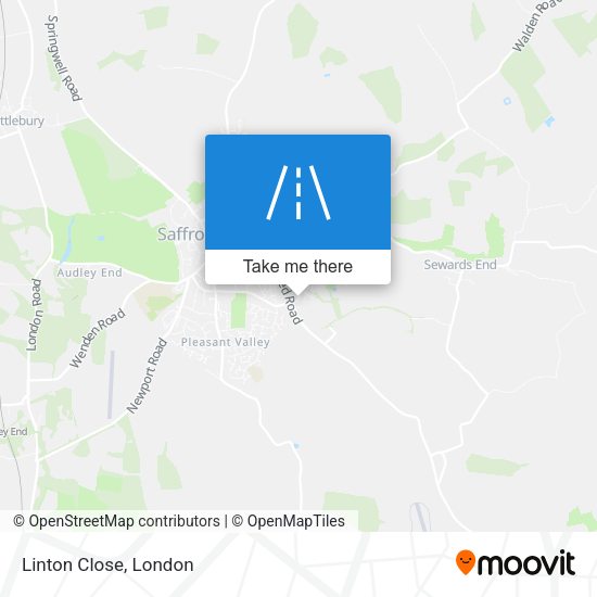 Linton Close map