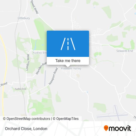 Orchard Close map
