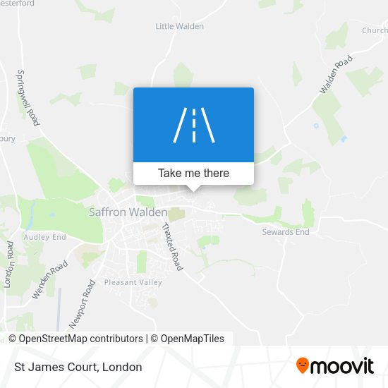 St James Court map