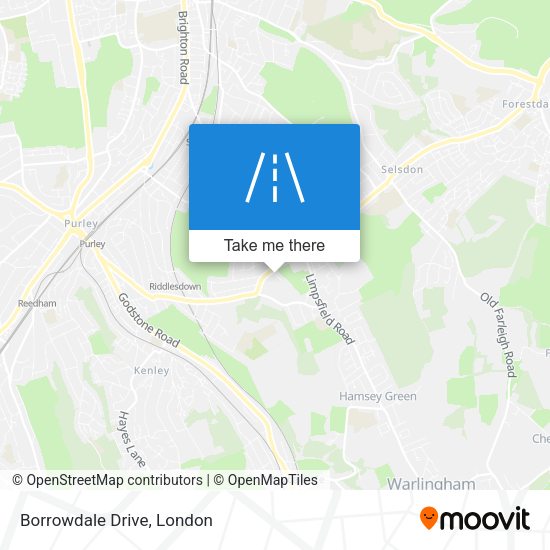Borrowdale Drive map