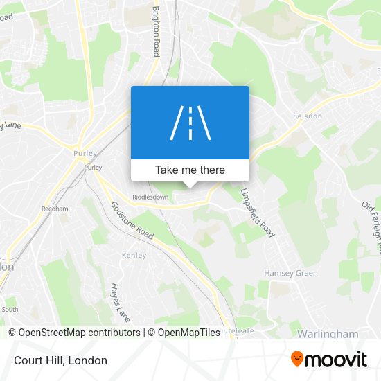 Court Hill map