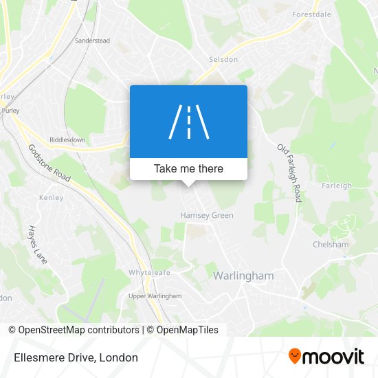 Ellesmere Drive map
