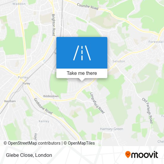 Glebe Close map