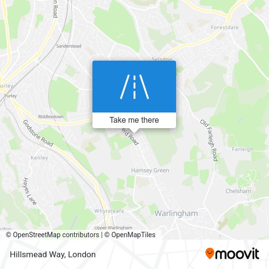 Hillsmead Way map