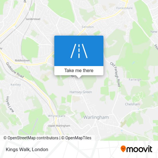 Kings Walk map