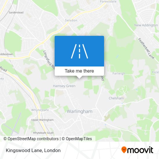 Kingswood Lane map