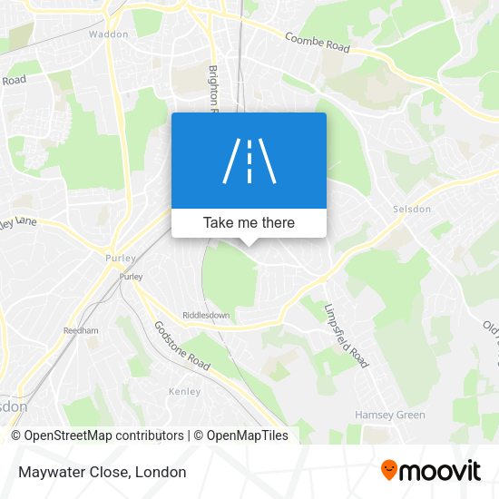 Maywater Close map