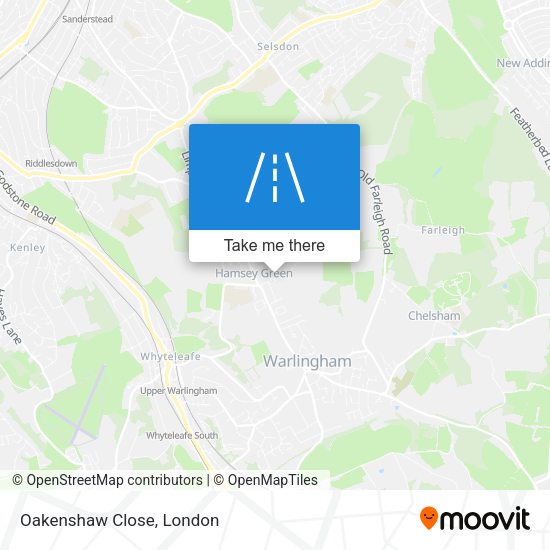 Oakenshaw Close map