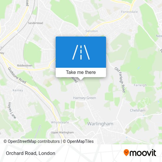 Orchard Road map