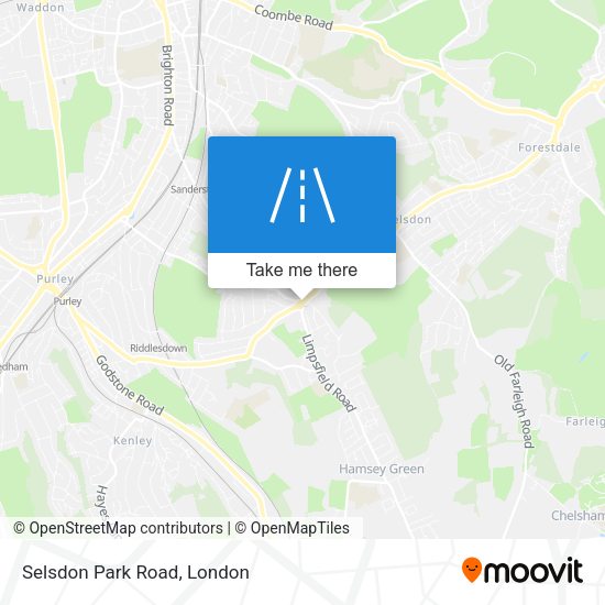 Selsdon Park Road map
