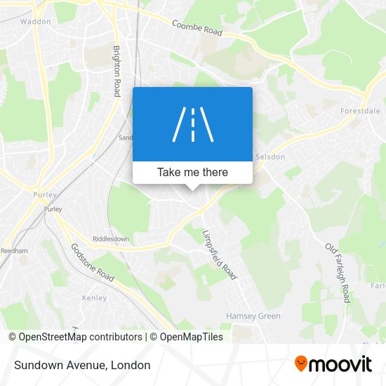 Sundown Avenue map