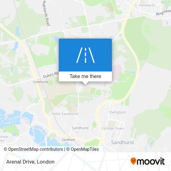 Arenal Drive map