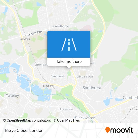 Braye Close map