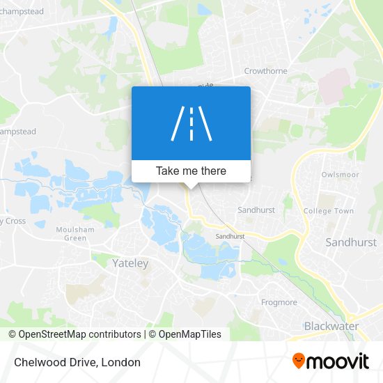 Chelwood Drive map