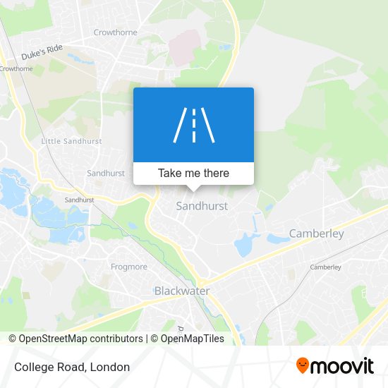College Road map