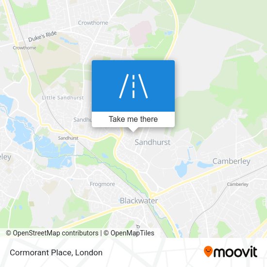 Cormorant Place map