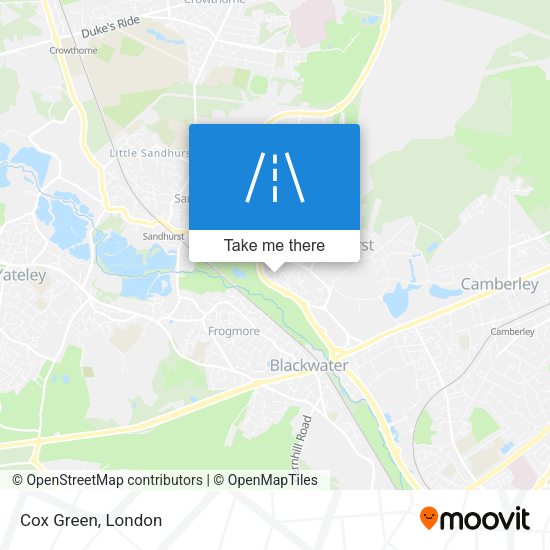 Cox Green map