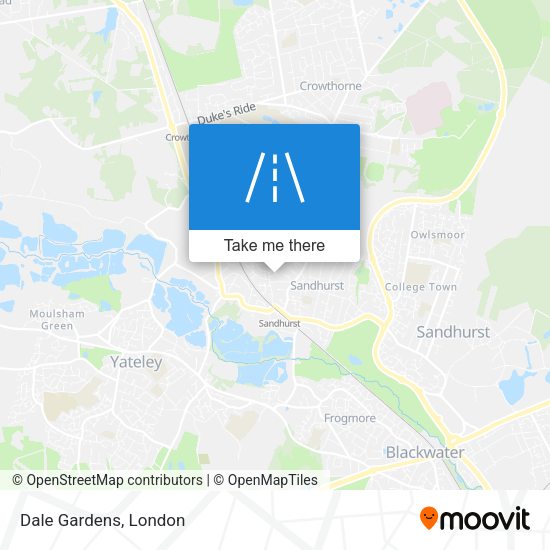 Dale Gardens map